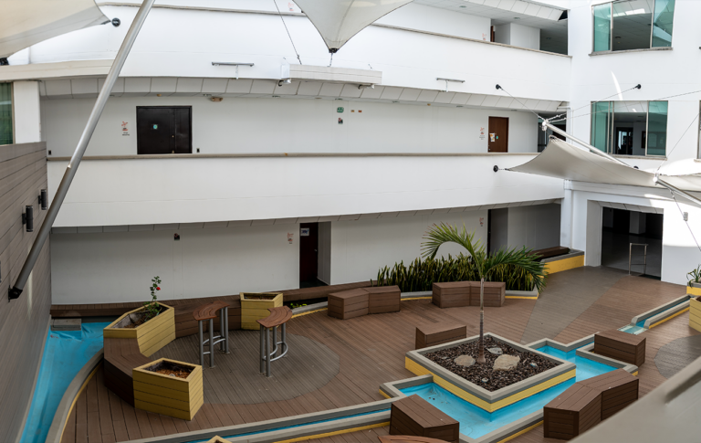 Interior of the Industrial Studies Building