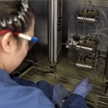 Professional Working in a Laboratory
