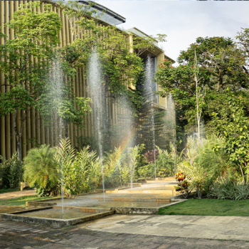 Fuentes de agua en campus central UIS