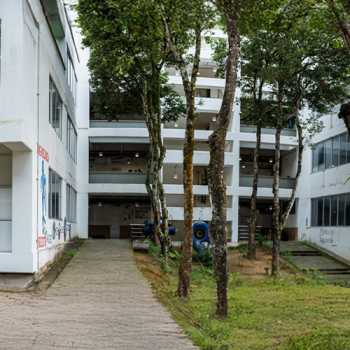 Mechanical Engineering School Building Facade