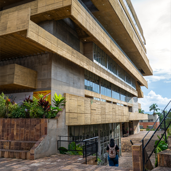 Exterior view of the Human Sciences Building II.